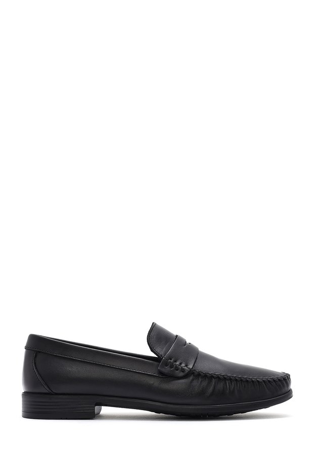 Men's Black Genuine Leather Genuine Leather Casual Shoes Casual Daily Shoes 25Sfd754118
