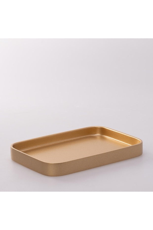 Victoria Rectangular Tray Small Gold - 2