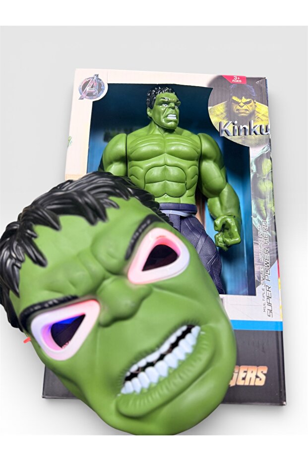 hulk 30 cm figur hulk maske - 1