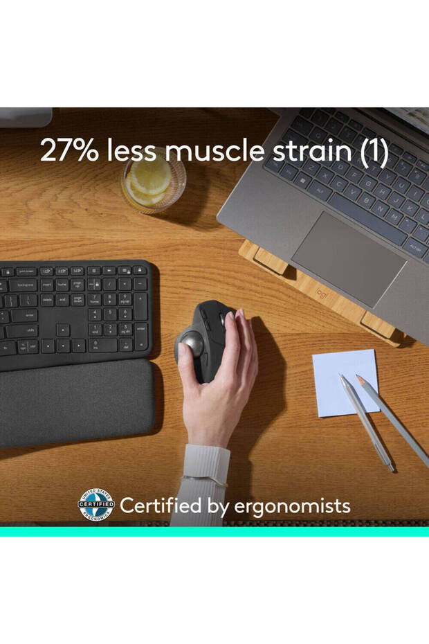 MX Ergo S Plus Wireless Trackball Mouse - 5