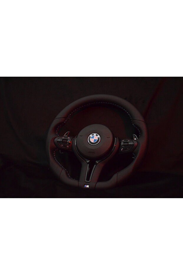 Sport steering wheel compatible with BMW Series E90/E91/E92/E93/E83/E84/E87/E70/E71 - 7