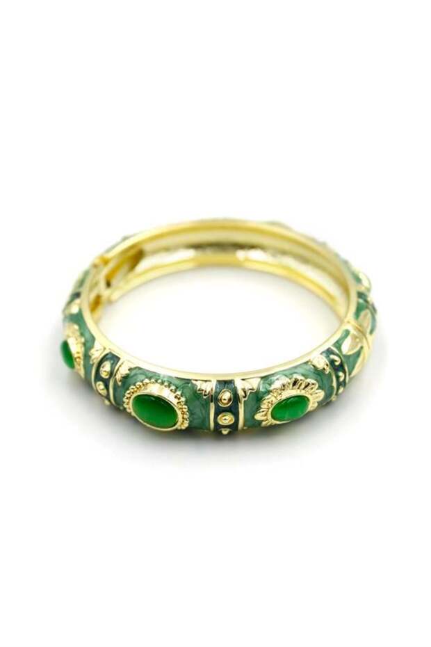 Mineli Bilezik - Yeşil - 1