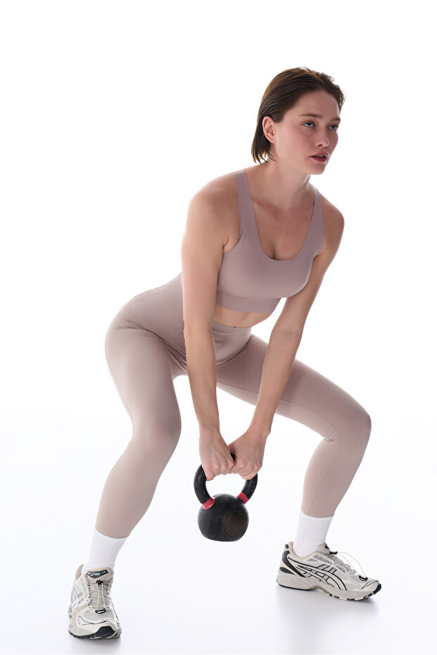 Bej Contour Tayt - 1