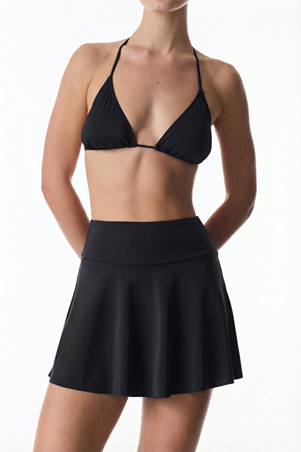 Siyah Şort Etekli - 5