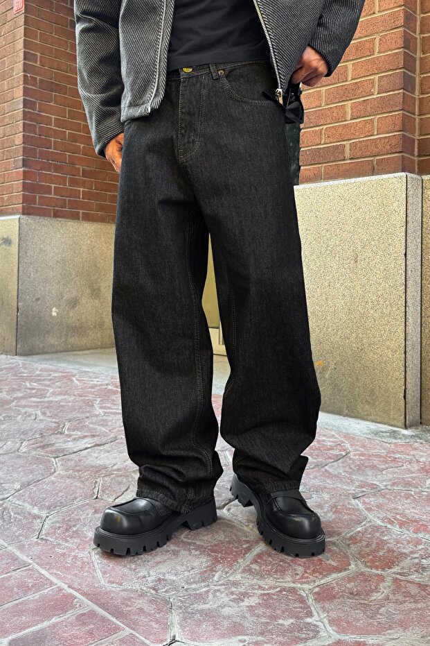 Washable Baggy Jean Anthracite