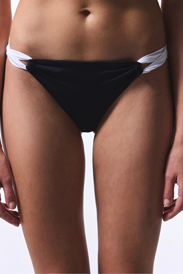 Siyah Adeline Side Bikini Altı - 1