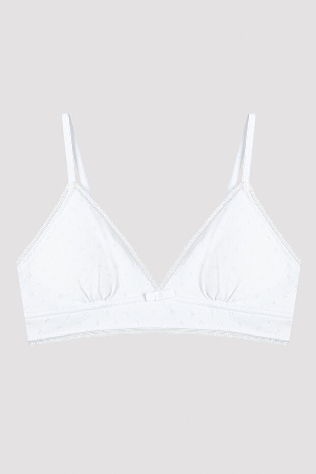 My First Bra Basic Pointel Pamuklu 2li Sütyen - 2