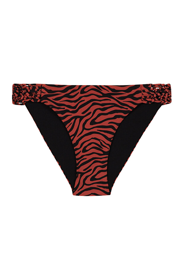 Multicolored Savage Macrame Bikini Bottom - 3