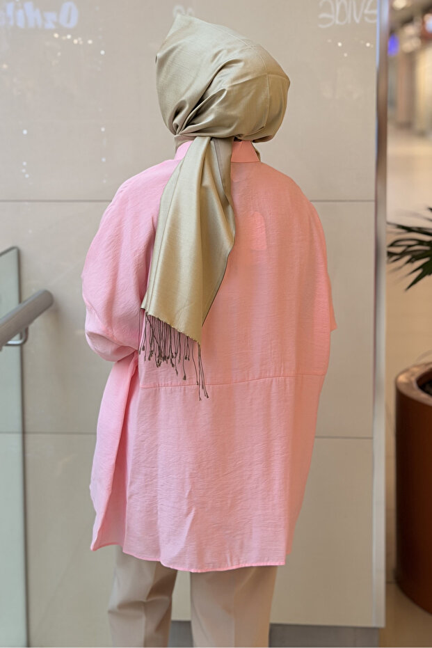 Gizli Düğmeli Classic Gömlek - 4