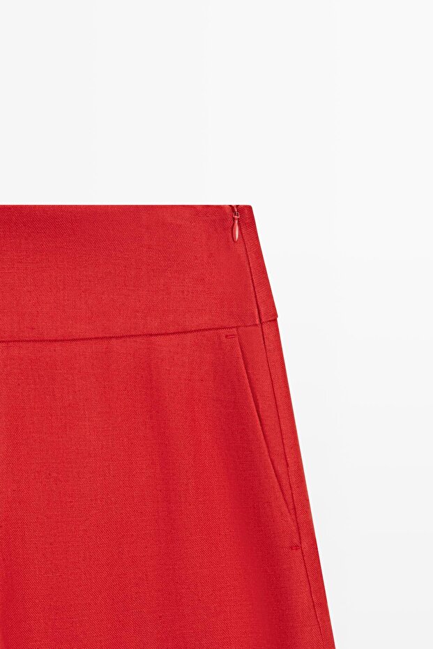 Linen volume trousers - 6