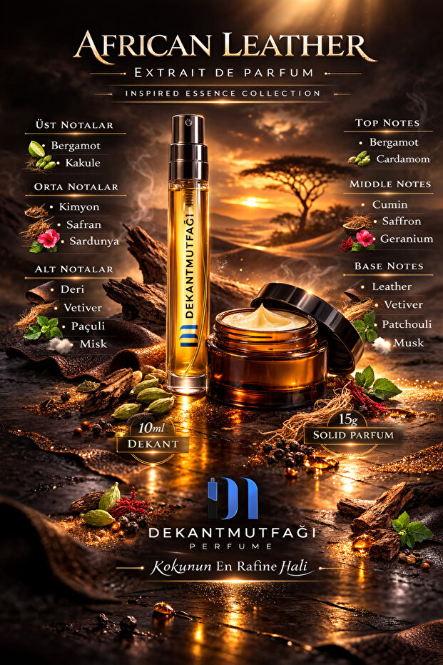 African Leather 15gram Solid Parfüm - 2