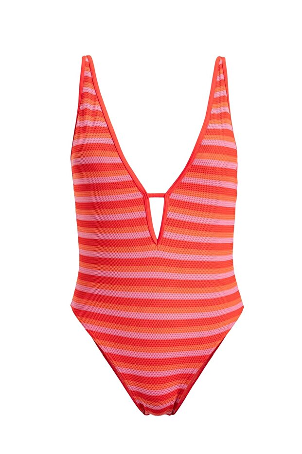 JASMIN ONE PIECE Turuncu Kadın Mayo - 2