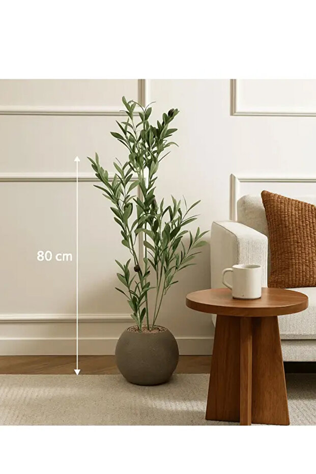 شجرة صناعية محاكاة لشجرة الزيتون الصناعية 85 سم - 2