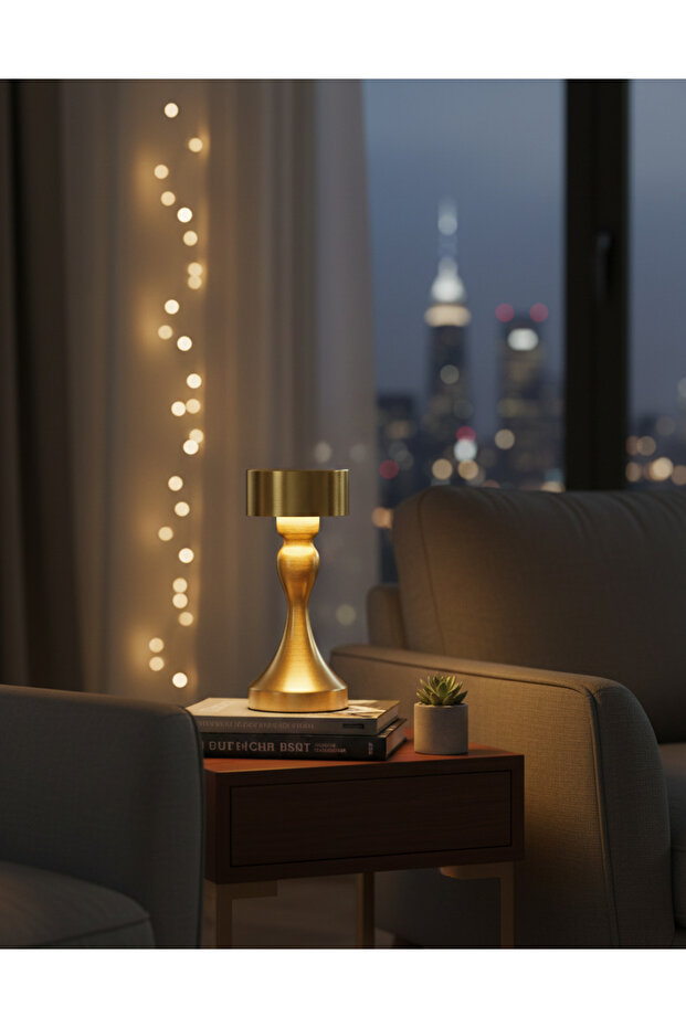 مصباح LED يعمل باللمس على سطح الطاولة - 1