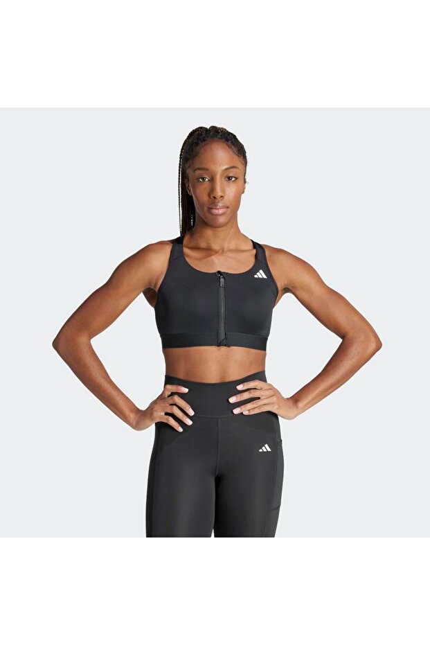 Powerresponse Training Medium-Support Zip Sporcu Sütyeni - 4