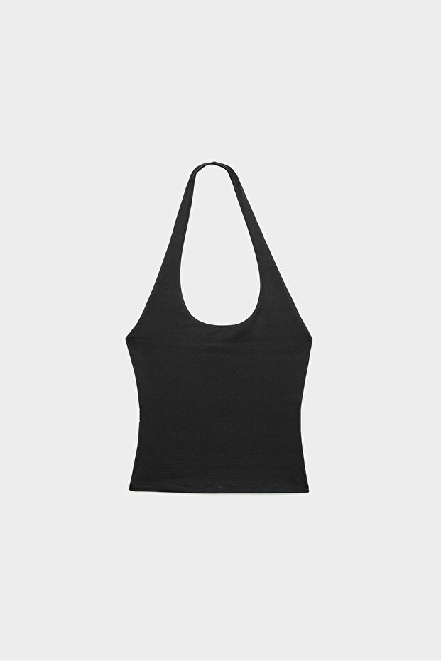 Halter yakalı tişört - 6
