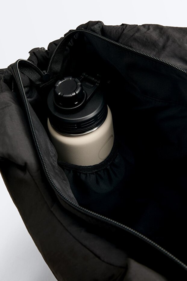 Kapitone shopper çanta - 3