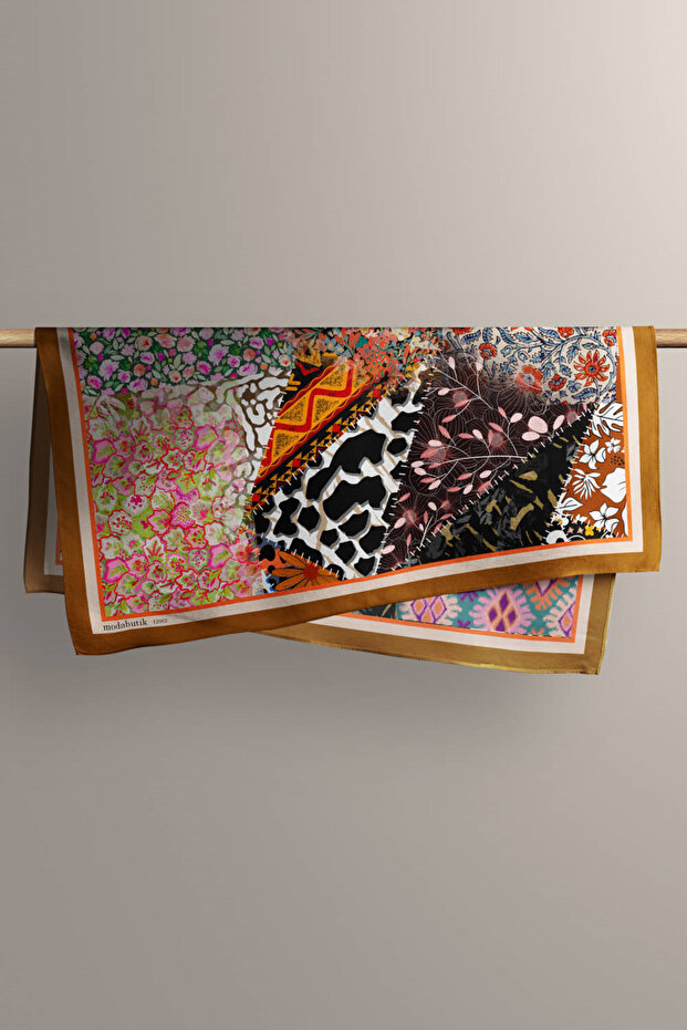 H17 ETNIC FLOWERS PATCHWORK BANDANA - 6