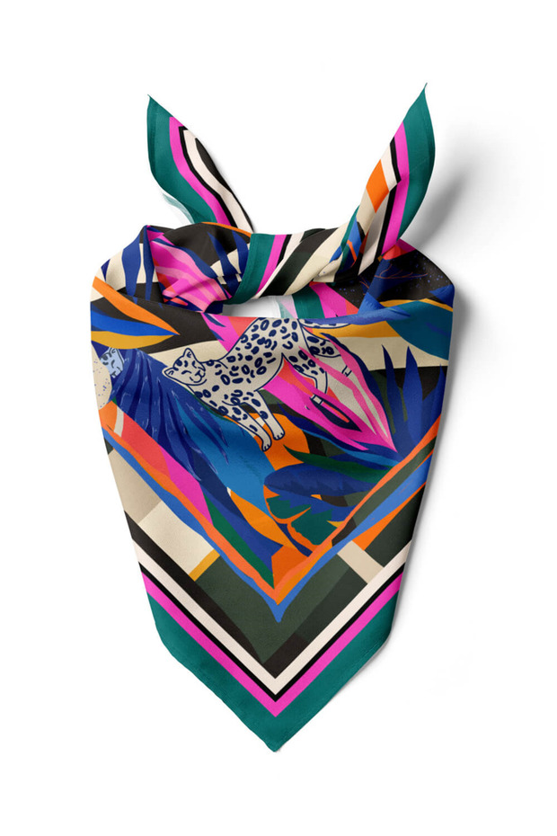 F92 ABSTRACT BANDANA - 1