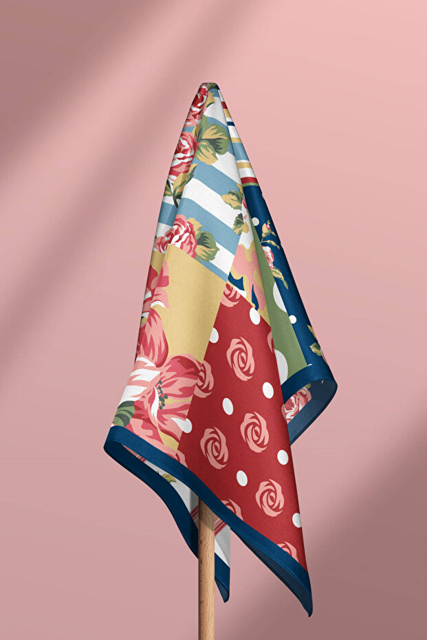 V9 Flower Patterned Bandana - 6