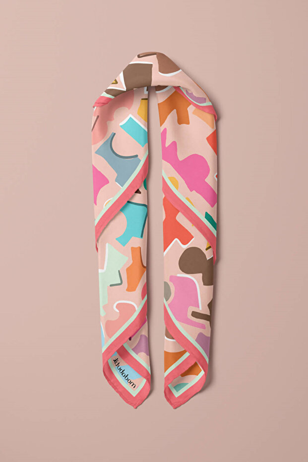 F116 باندانا منقوشة هندسية - 5