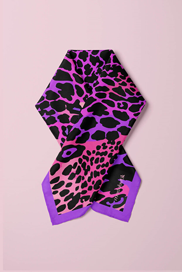 A33 باندانا منقوشة بنقشة الفهد - 6