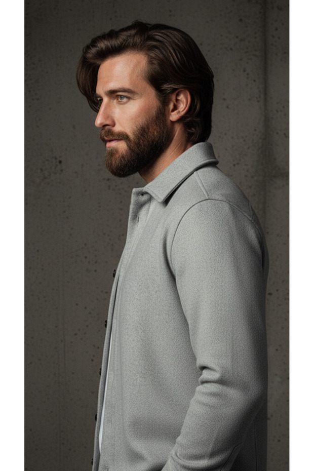 GRİ KAŞE GÖMLEK - 7