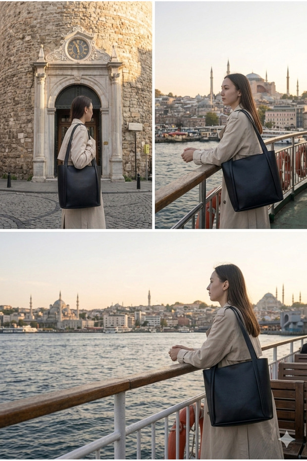 Basic Omuz Çantası Siyah - 5