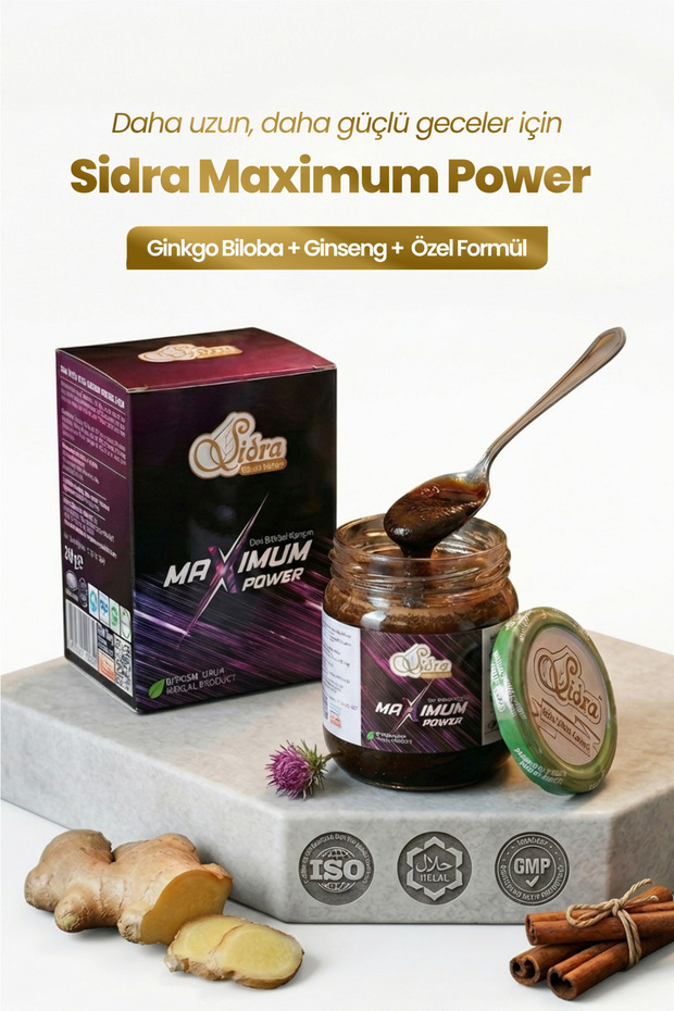 Maximum Power Ballı Bitki 240 gr Tek Kullanım Macun - 1