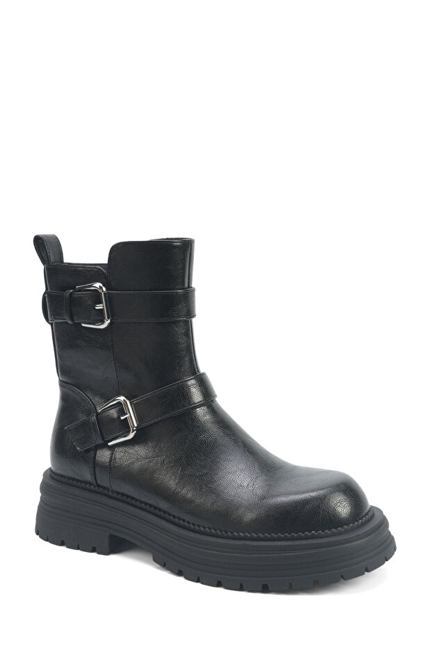 TABBY 5PR Siyah Kadın Biker Bot - 2