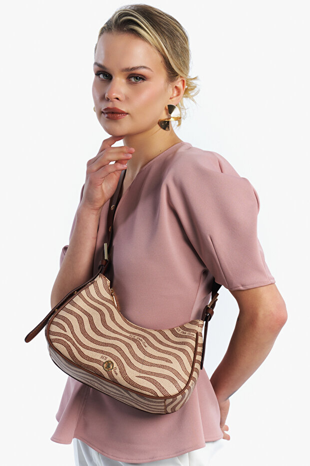 Beige Women's Shoulder Bag Us26166