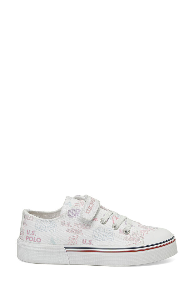 Penelope Bsk Jr 5Fx White Girl's Sneaker