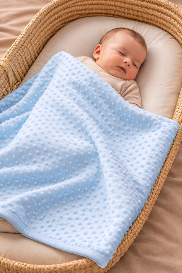 Chickpea Patterned 80 X 90 Baby Blanket