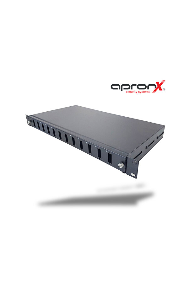 12 Port SC DX Fiber optik Patch Panel - 1
