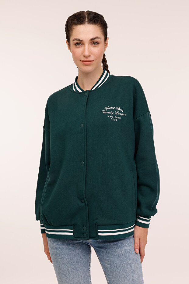 Wl Esty 18Gf956 4Pr Green Women's Tracksuit Top