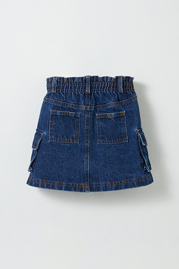 Fusta mini din denim Bella - 6