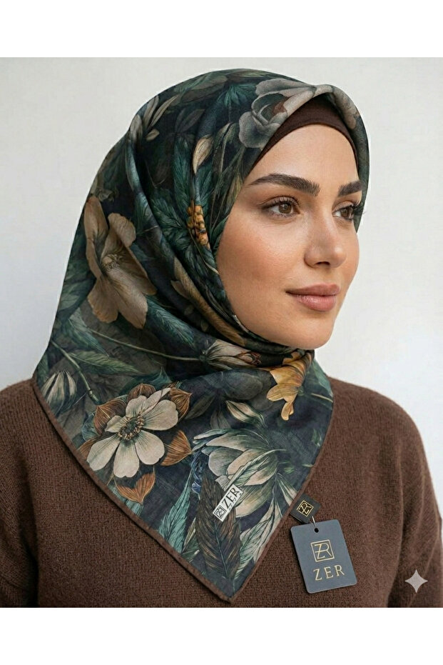 Marka Soft Pamuklu Eşarp - 1