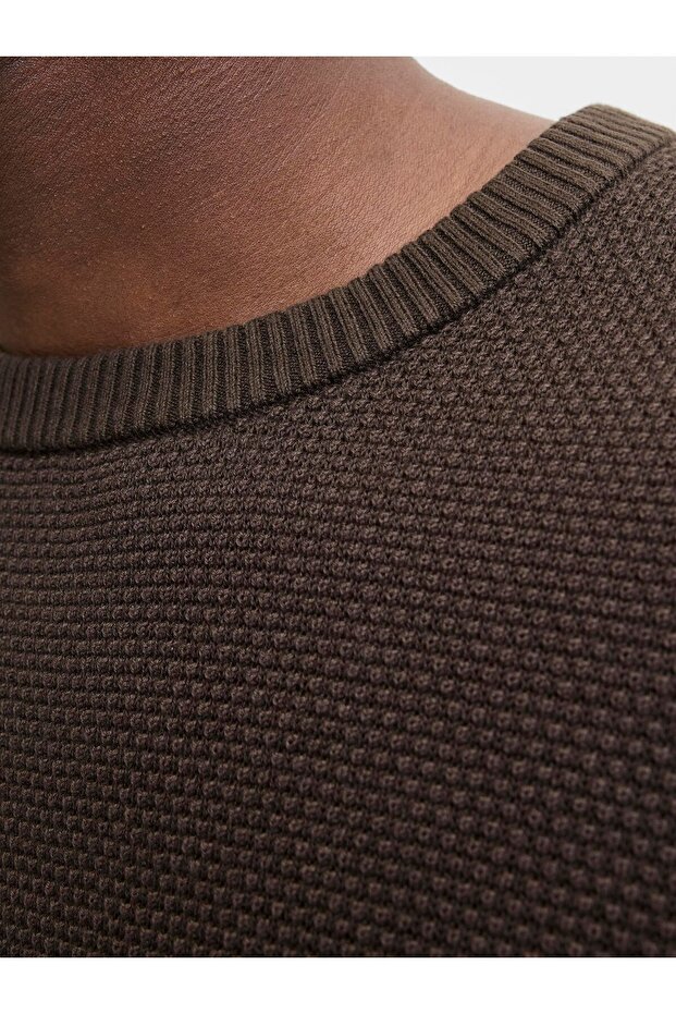 Strickpullover Einfarbig Strickpullover - 5