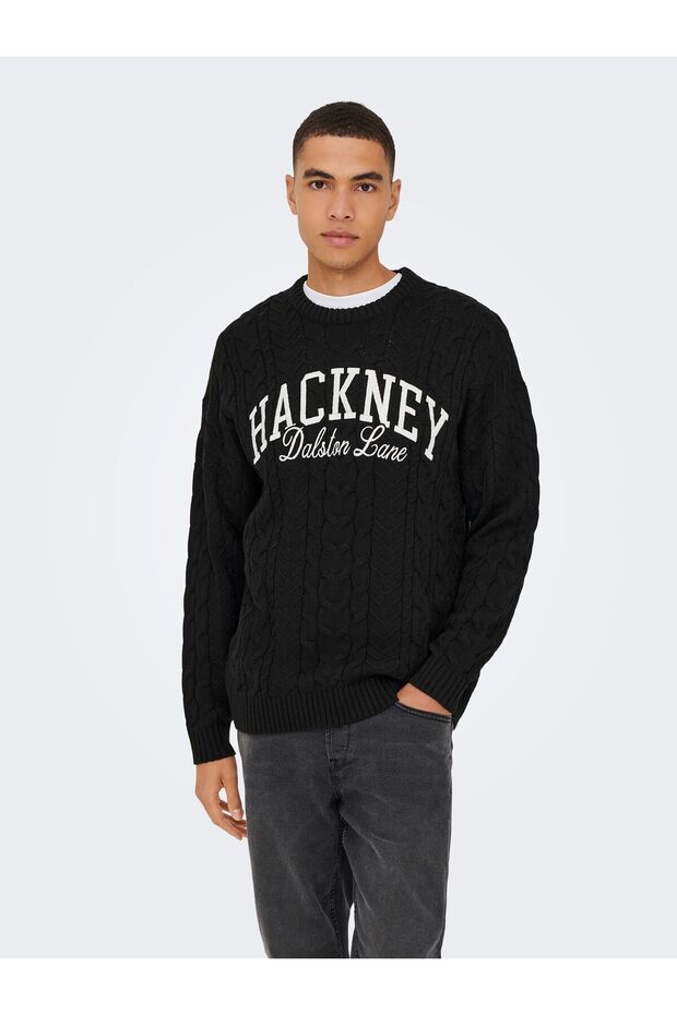 Pulover tricotat ONSMACK - 1