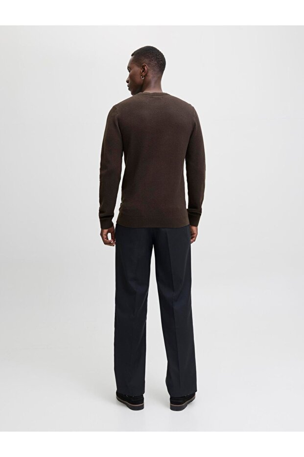 Strickpullover Einfarbig Strickpullover - 3