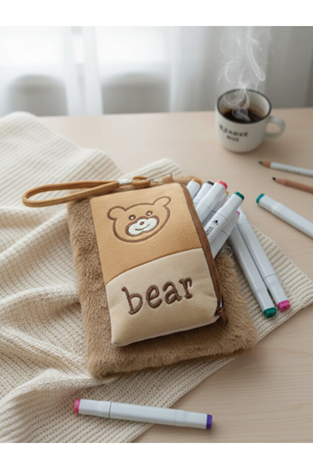 دفتر ملاحظات من القطيفة مع حقيبة قابلة للقفل، 80 ورقة مسطرة - 1