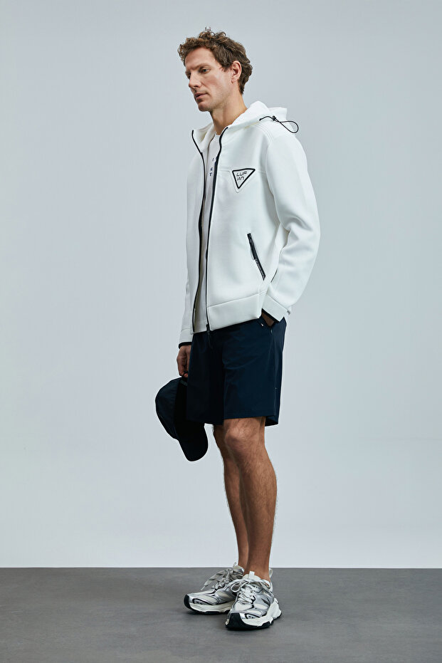 Second Erkek Şort Eşofman Lacivert - 5