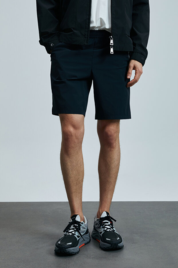 Second Erkek Şort Eşofman Siyah - 4