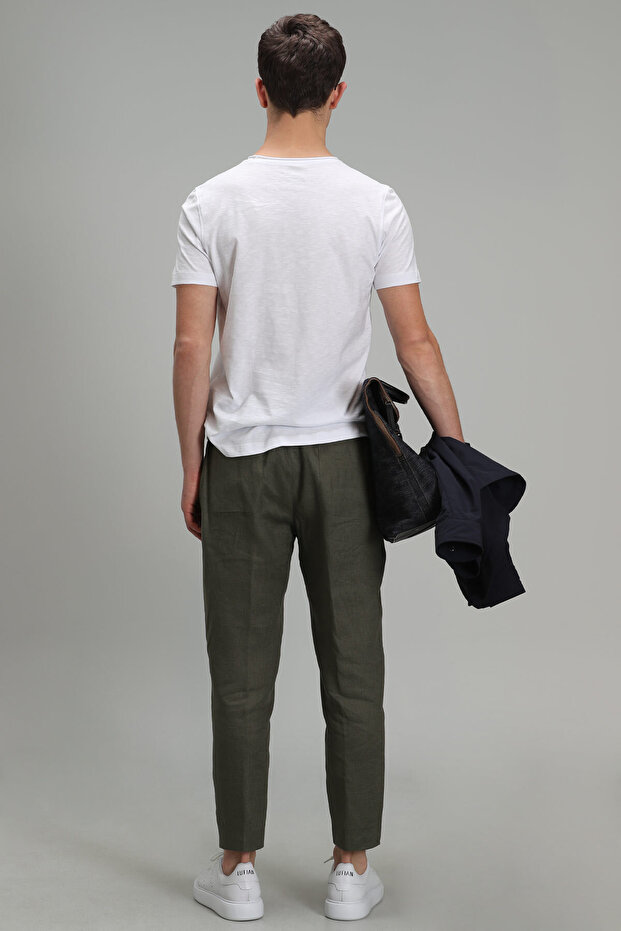 تي شيرت Junya الأساسي للرجال باللون الأبيض - 5