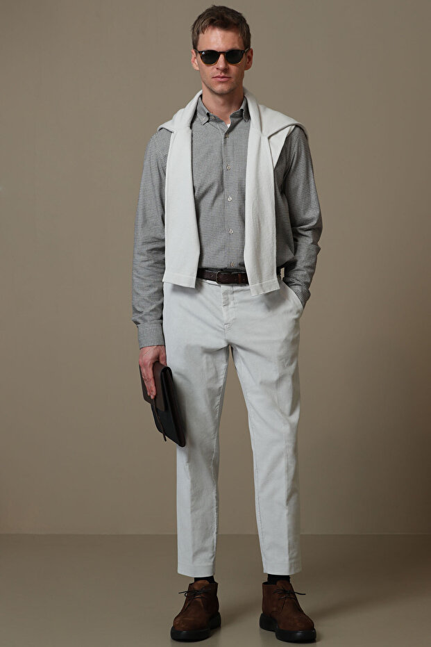 قميص Karin الرجالي الأساسي ذو المقاس العادي باللون البني - 2