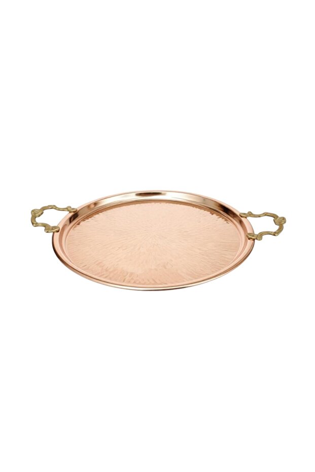 Copper Tray with Handle 40 cm