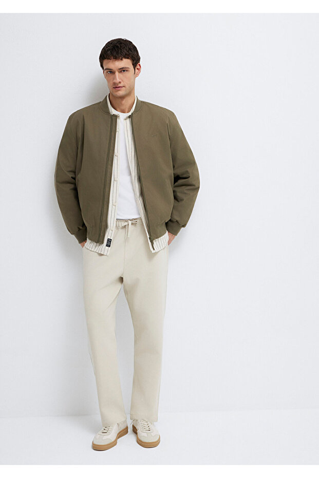 Bej Örme İnterlok Pantolon 0010521-70144 - 2