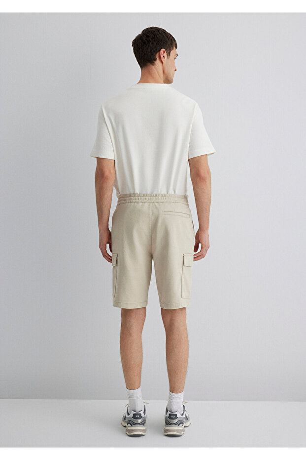 Bej Kargo Şort 0410107-70039 - 5
