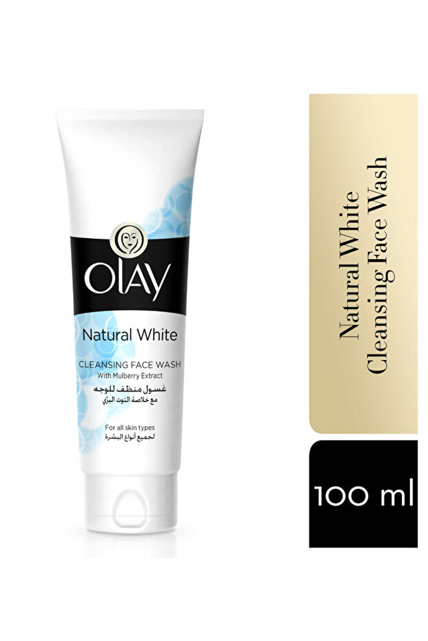 Natural White Pearl Complex Brightening Cleansing Face Wash (100ml)