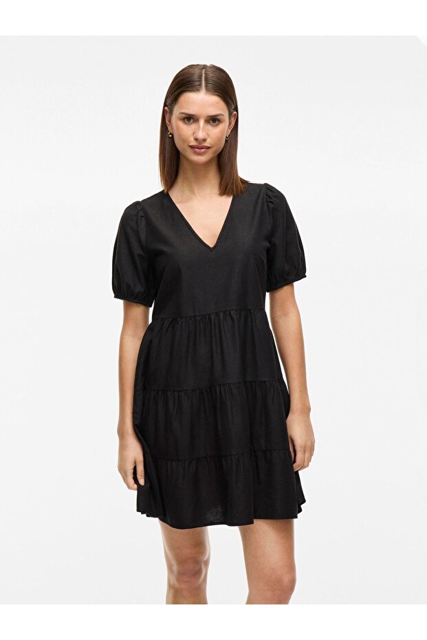 Minikleid Kurzärmeliges - 1